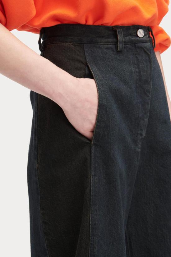  레이첼 코미 데님 팬츠 가라 오버다이드 미션  브라운 - RACHEL COMEY