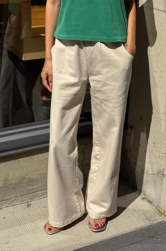  르 본 숍 스트레이트 팬츠 르봉샵 봉팬츠 네츄럴 - Le Bon Shoppe