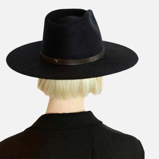  자네사레온 버킷햇 Janessa Leone Harley Hat 딥 네이비 - JANESSA LEONE