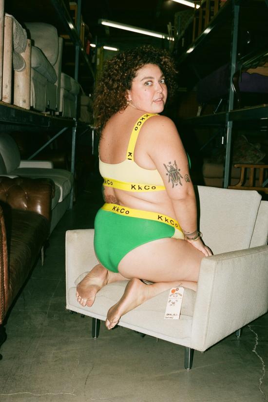  케이코 팬티 Kk Co Dag 브리프 레몬/라임 - KKCO