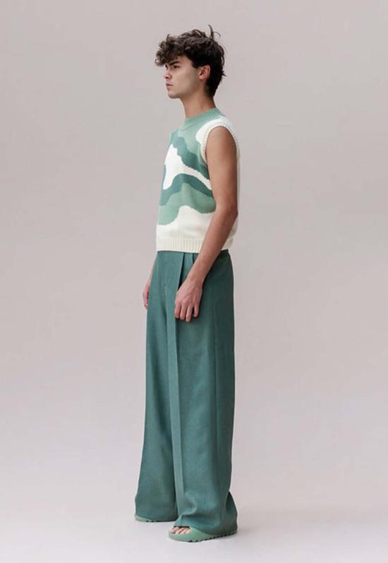  Martin Across 스트레이트 팬츠 마틴 어크로스 세부 바지 - OTHER BRANDS