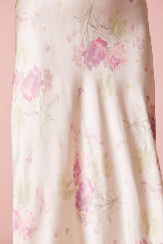  러브쉐이크팬시 롱 원피스 러브 쉑 팬시 수니바 드레스 피치 세이지 - LOVESHACKFANCY