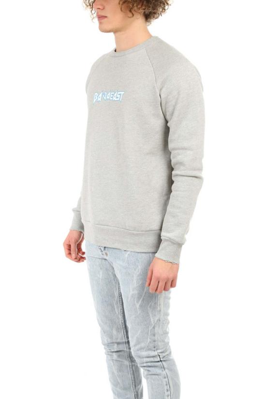  Baja East 긴팔 티셔츠 바하 이스트 메탈 플리스 라글런 크루 그레이 - OTHER BRANDS