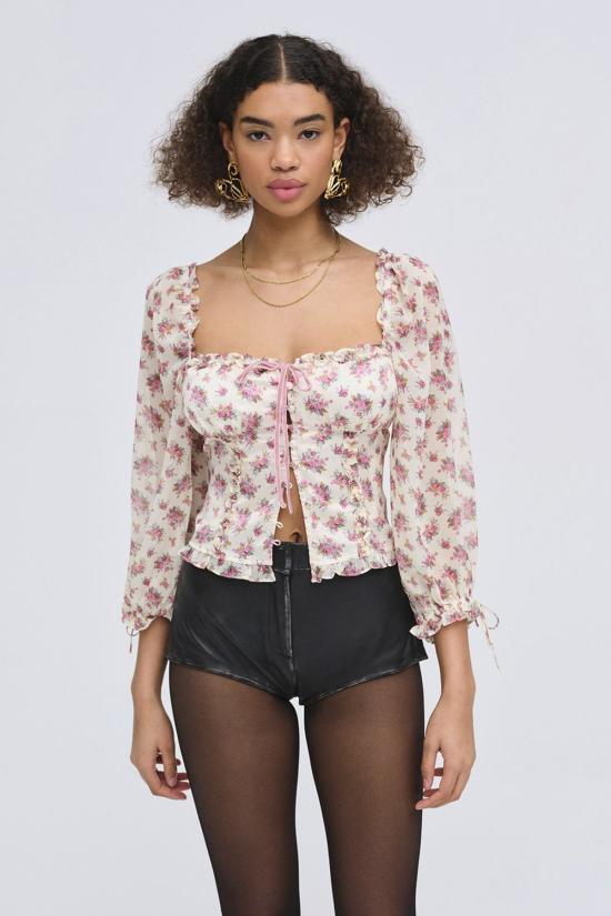  포러브앤레몬스 블라우스 사랑과 레몬을 위해 에티엔 탑