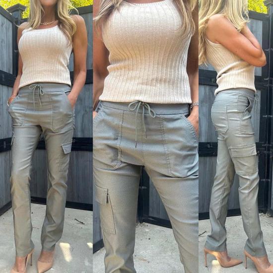  FLOG 스트레이트 팬츠 플로그 알리 팬츠 그린 플렉