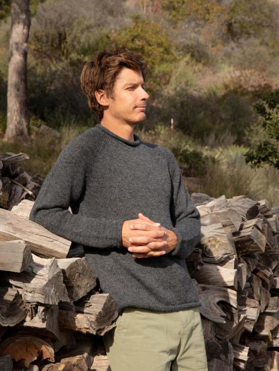  Mollusk 스웨터 몰러스크 피셔맨  숯