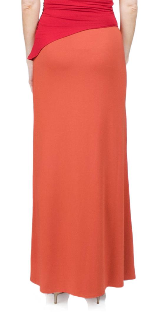  포제 미디 스커트 포세 메이슨 스커트 번트 오렌지 - POSSE