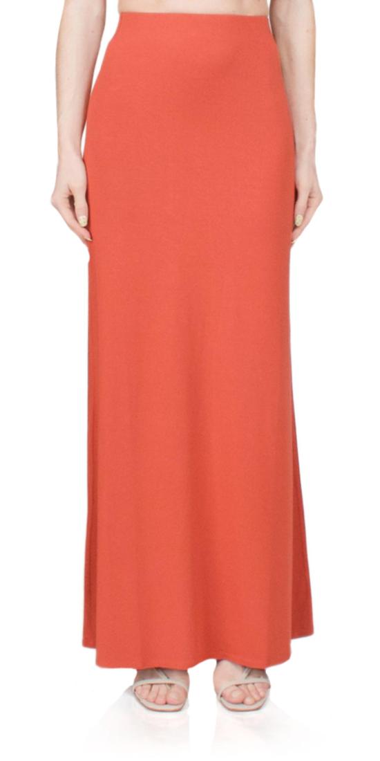  포제 미디 스커트 포세 메이슨 스커트 번트 오렌지