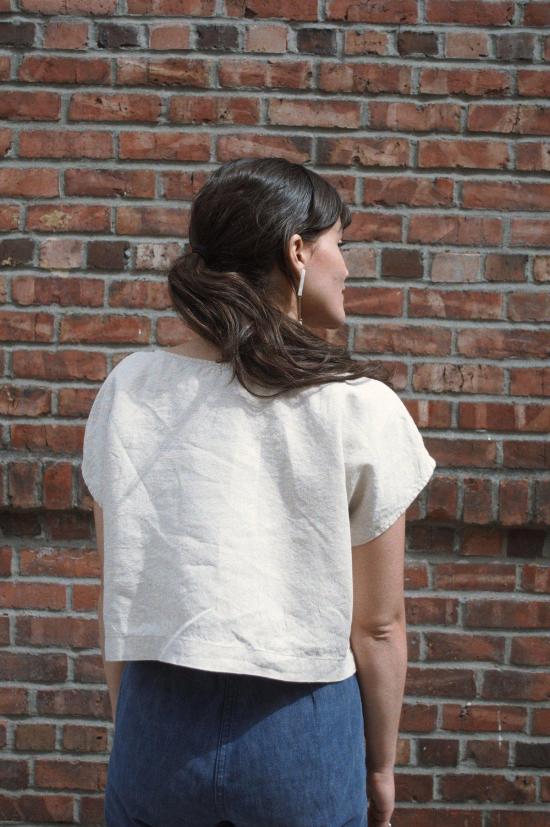  코코볼로 블라우스 튜닉 탑 내추럴 - COCOBOLO