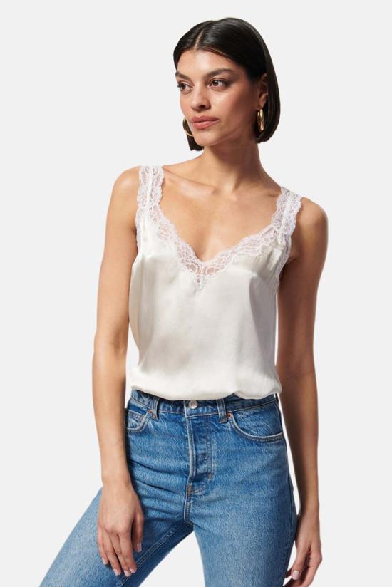  카미 뉴욕 민소매 티셔츠 Cami Nyc Fernanda 캐미 탑 마카다미아 - CAMI NYC