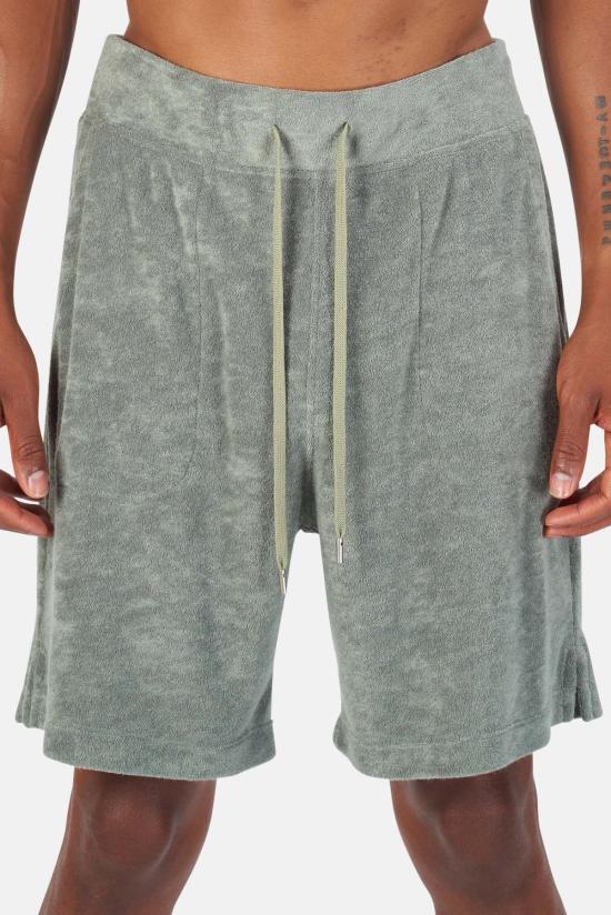  블루&크림 숏팬츠 풀 테리 숏 카키 - BLUE&CREAM