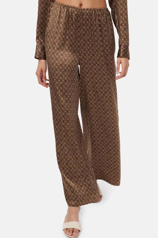  카미 뉴욕 스트레이트 팬츠 Cami Nyc Doreen Charmeuse 팬츠 치커리 모자이크 - CAMI NYC