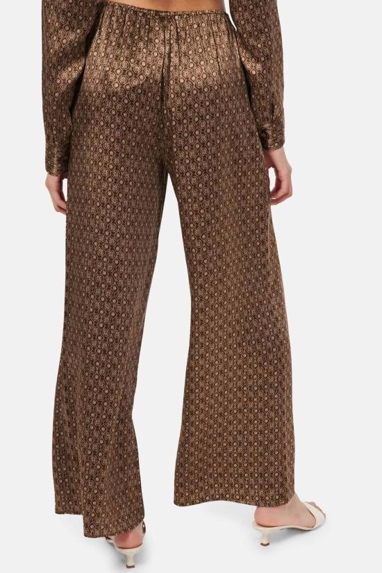  카미 뉴욕 스트레이트 팬츠 Cami Nyc Doreen Charmeuse 팬츠 치커리 모자이크 - CAMI NYC