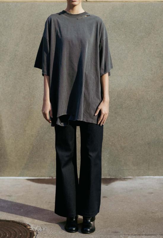  더 엔케이씨 스토어 스트레이트 팬츠 Nkc Pluto 스판덱스 팬츠 데님 - The NKC Store