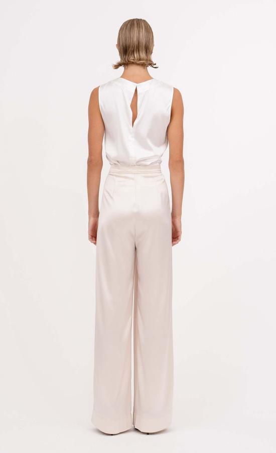  논살란트 레이블 민소매 티셔츠 넌샬런트 라벨 제이든 탑 아이보리 - NONCHALANT LABEL