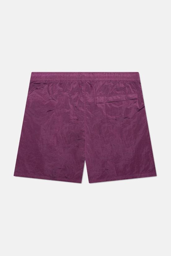  스톤 아일랜드 스윔팬츠 에코닐 나일론 메탈 수영복 (보라색) - STONE ISLAND