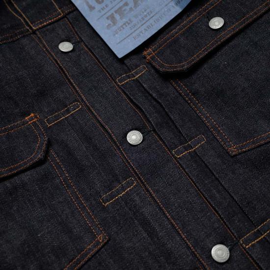  Fullcount 데님 자켓 2102 Xx Type 2 Heavy 15 5oz 셀비지 데님 재킷 인디고 - FULLCOUNT