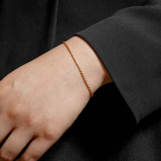  울프 시러스 바디 주얼리 울프 서커스 골드 아델 브레이슬릿 골드