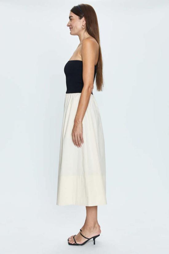  피스톨라 롱 원피스 마보 튜브탑 드레스 페퍼 앤 솔트 - PISTOLA