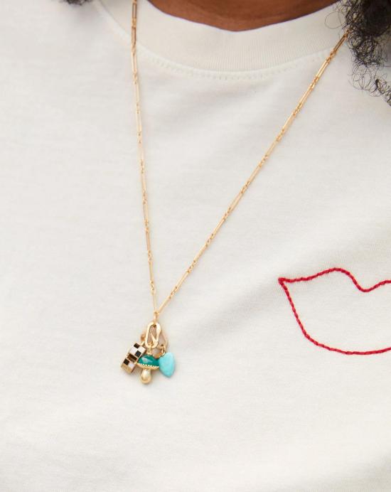  클레어 브이 목걸이/팬던트 클레어 V. 미니 체커 휘슬 매력 - CLEARE V.