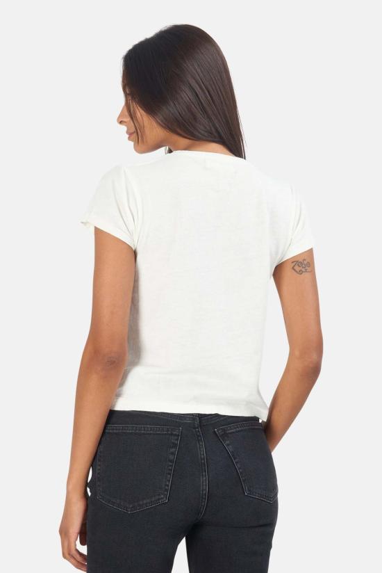  블루&크림 반팔 티셔츠 피티 티 에크루 - BLUE&CREAM