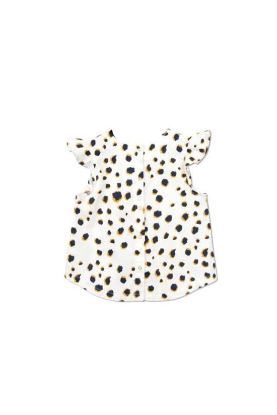  [키즈] 미니로디니 블라우스 미니 로디니 타체스 프릴 블라우스 화이트 - MINI RODINI