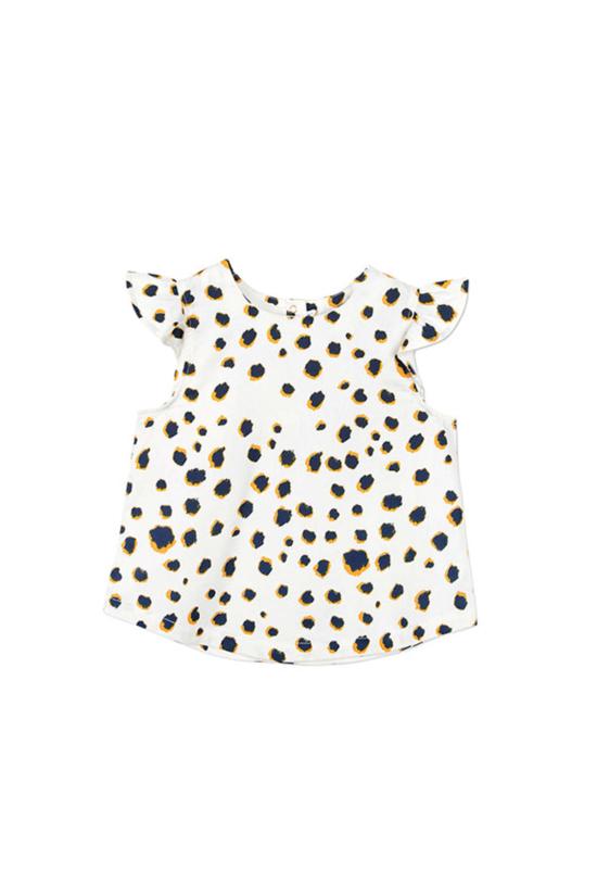  [키즈] 미니로디니 블라우스 미니 로디니 타체스 프릴 블라우스 화이트