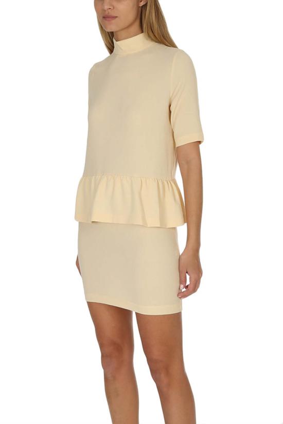  가니 숏 원피스 클라크 드레스 비스코티 - GANNI