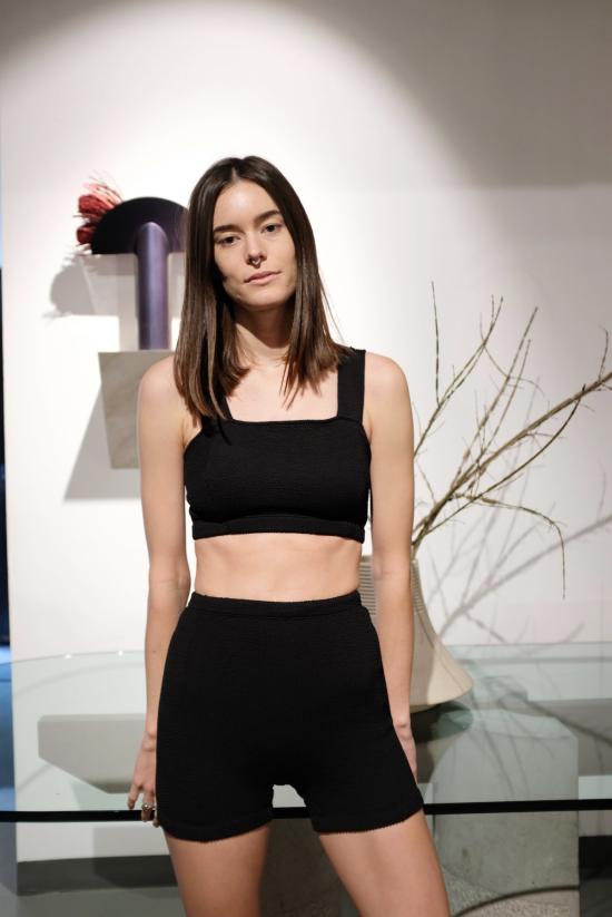  베클리나 비키니 수영복 고고 비키니 블랙