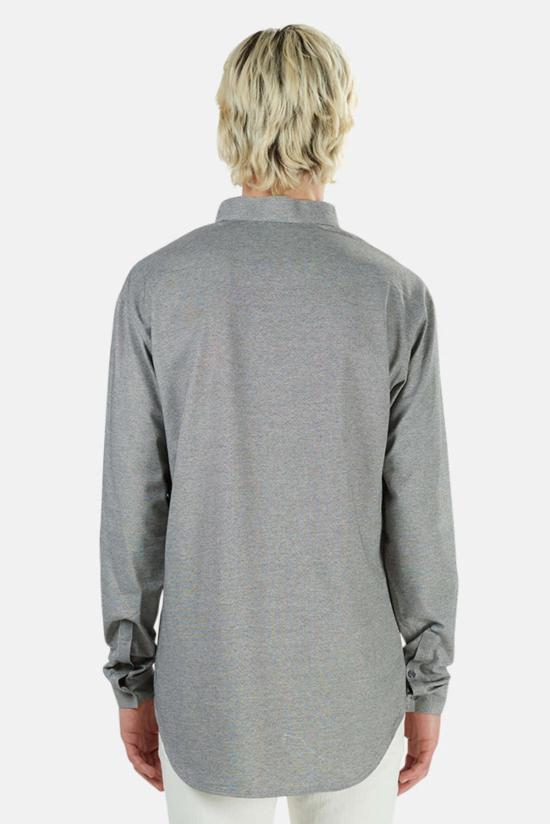  Blue&Cream 긴팔 셔츠 블루&크림 디올 버튼 다운 차콜 피케 - BLUE&CREAM