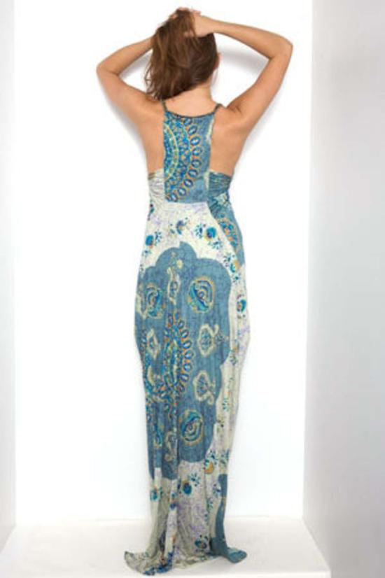  이갈 아즈로엘 롱 원피스 Yigal Azrouel 프린트 실크 멀티 가운 드레스 - YIGAL AZROUEL