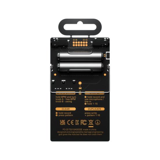  Teenage Engineering 하이테크 10대 공학 Po 33 K.O! 포켓 오퍼레이터 - OTHER BRANDS