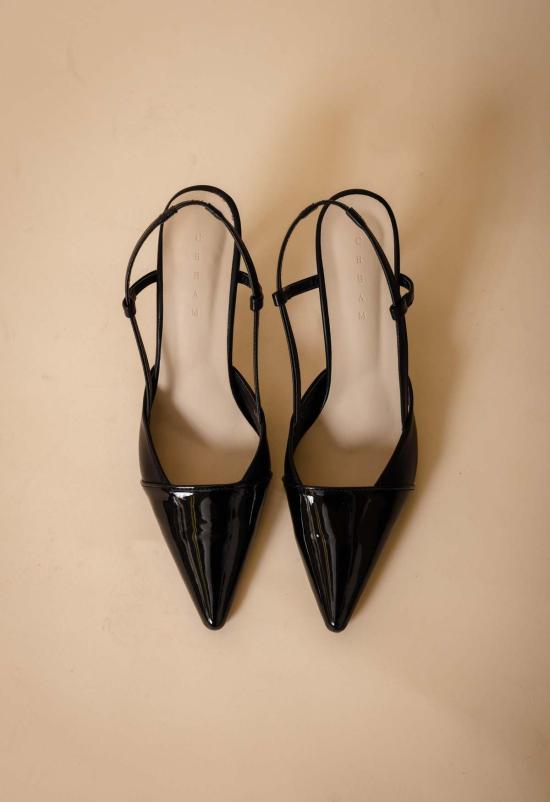  더 엔케이씨 스토어 힐/펌프스 Nkc Store 나오미 슬링백 힐 블랙 - The NKC Store