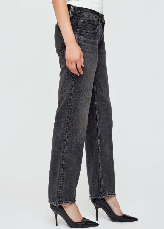  마우지 데님 팬츠 무시 이오나 진 블랙 - MOUSSY