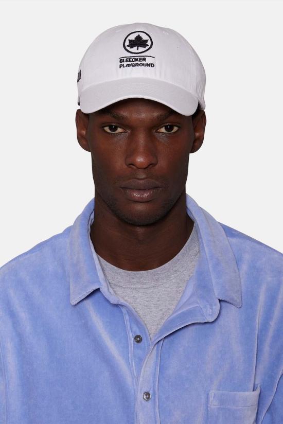  블루&크림 볼캡 블리커 플레이그라운드 대드 캡 화이트 - BLUE&CREAM