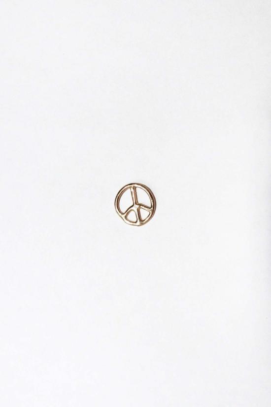  탈리스만 이어링 피스 사인 스터드 골드 - TALISMAN