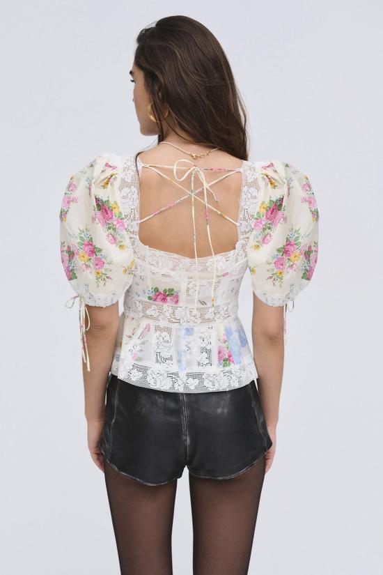  포러브앤레몬스 블라우스 사랑과 레몬을 위해 Violette Top - FOR LOVE & LEMONS