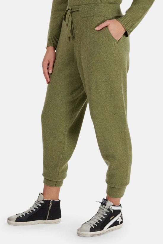  더 타일 클럽 스트레이트 팬츠 타일 클럽 폴락 캐시미어 팬츠 아미 - THE TILE CLUB