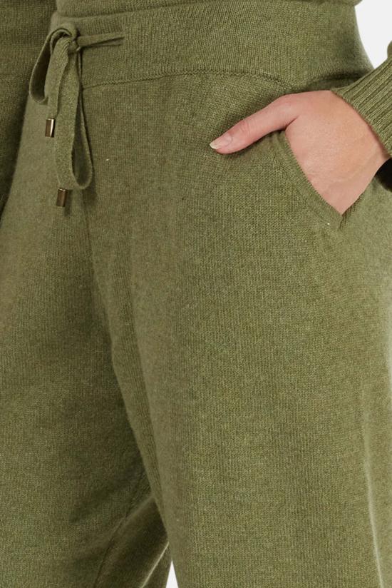  더 타일 클럽 스트레이트 팬츠 타일 클럽 폴락 캐시미어 팬츠 아미 - THE TILE CLUB