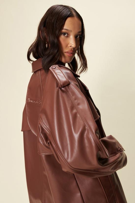  하우스오브써니 트렌치 코트 하우스 오브 서니 몬태규 트렌치 체스넛 - HOUSE OF SUNNY