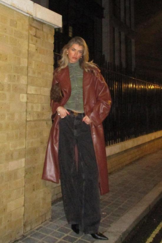  하우스오브써니 트렌치 코트 하우스 오브 서니 몬태규 트렌치 체스넛 - HOUSE OF SUNNY