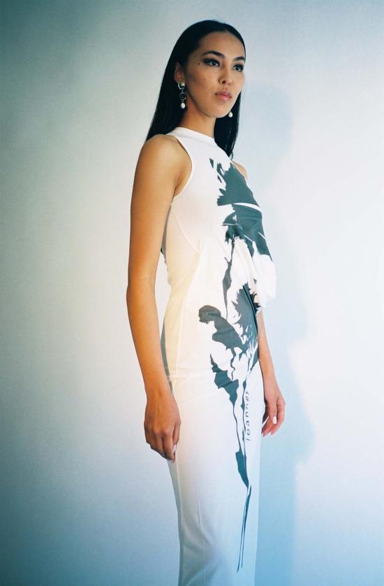  이오네스 롱 원피스 이오아네스 델로스 롱드레스 화이트 - IOANNES