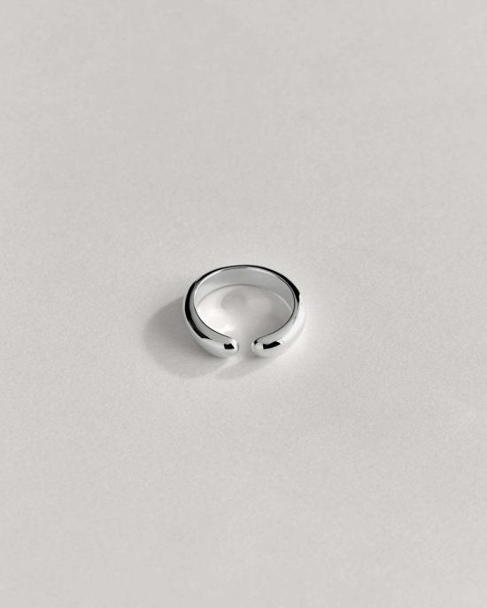  아니카 이네즈 반지 슬림 앰플 밴드 링 실버