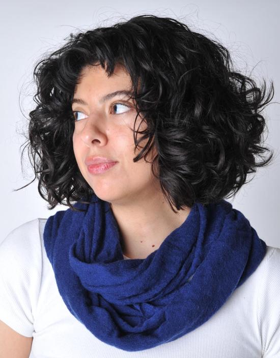  보또 쥐세페 머플러/스카프 보토 주세페 클래식 니트 캐시미어 튜브 스카프 네이비 - BOTTO GIUSEPPE