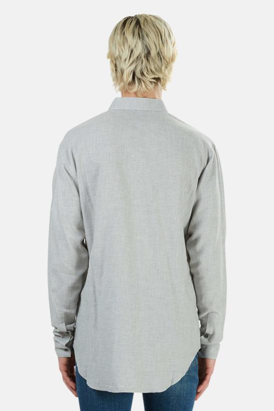  Blue&Cream 긴팔 셔츠 블루&크림 디올 버튼 다운 그레이 - BLUE&CREAM