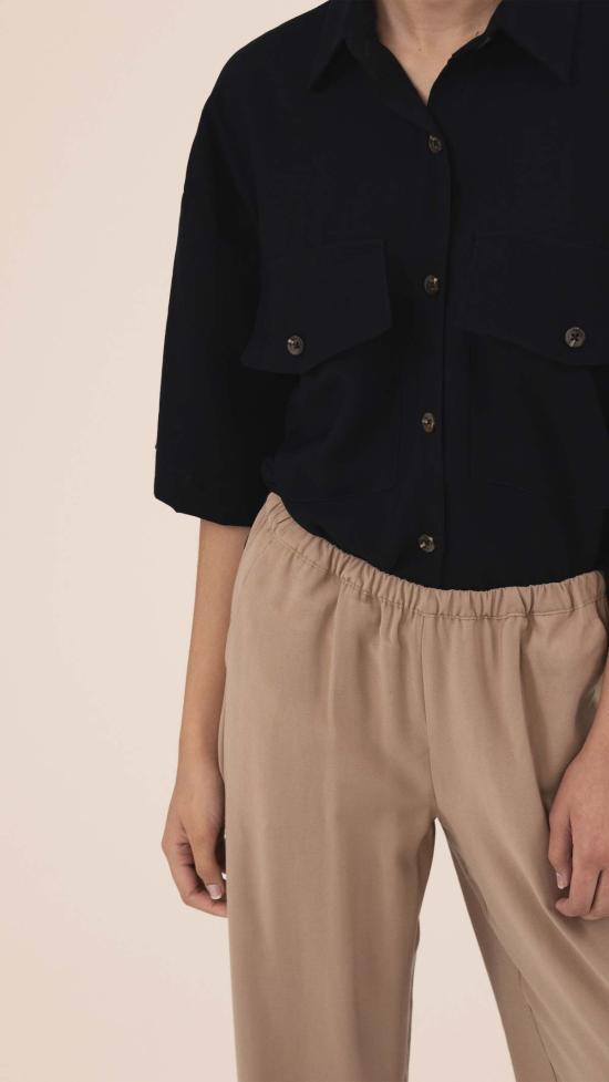  파렌테지 스트레이트 팬츠 더 트래블 팬츠 캐멀 - PARENTEZI