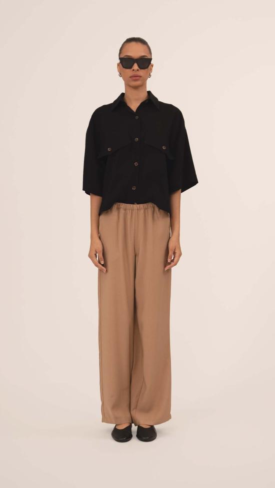  파렌테지 스트레이트 팬츠 더 트래블 팬츠 캐멀 - PARENTEZI