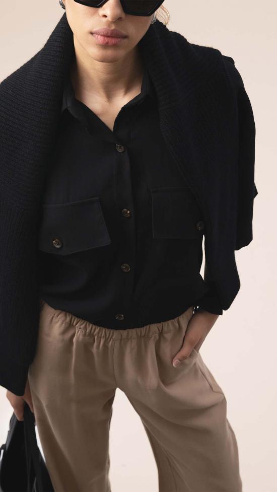  파렌테지 스트레이트 팬츠 더 트래블 팬츠 캐멀 - PARENTEZI