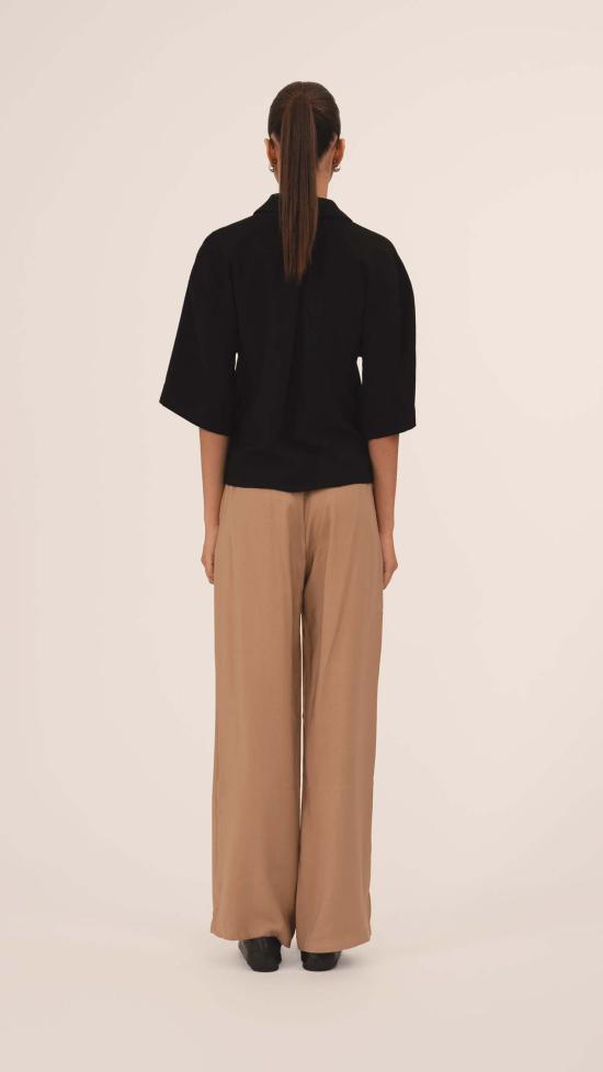  파렌테지 스트레이트 팬츠 더 트래블 팬츠 캐멀 - PARENTEZI