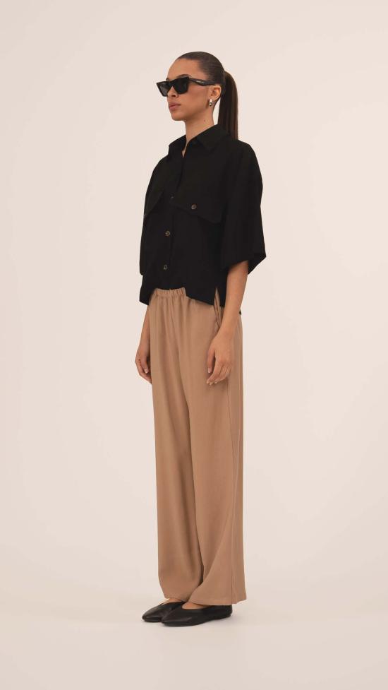  파렌테지 스트레이트 팬츠 더 트래블 팬츠 캐멀 - PARENTEZI